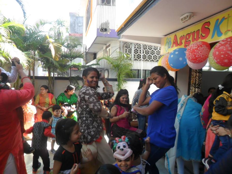 Holi Meet at Argus Kids